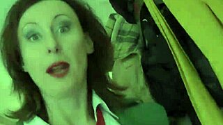 mature woman in stockings picks up old man for anal sex