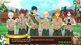 Game Friends Camp Episode 24 - Collecting Information Russian Voice Acting