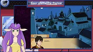 wow, avatar last airbender royal handjob in four elements trainer ep 28!