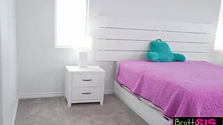 Stepmom melanie marie asks stepbro to make dreams cum true with deepthroat blowjob and handjob.