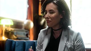 Ginger tranny fucks doctor!