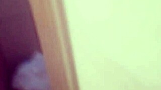 Wife caught in the act in the bathroom by a hidden camera