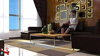 The golden boy 20 features mature milf with big tits masturbating in this hentai game!