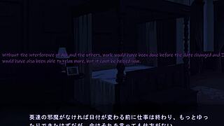 Maid-San's Big Tits Orgasm From Monster Cock In POV Game