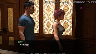 in 20 dusk light manor, john fucks lemon in bathroom doggy style