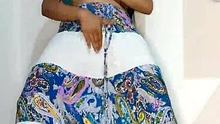 Bluee's solo performance includes squirting and urination on her skirt.