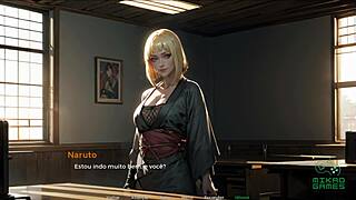 Naruto Fucks Blonde Samui in Hentai