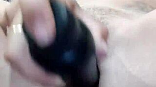 I fucked her pussy and anal with toys to orgasm, all close up.