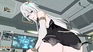 3D Animation Deep Space Eye Gengchen Female Riding Position