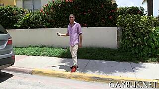 Gay porn with huge jocks engaging in descriptive sexual activities.