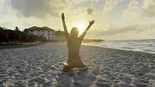 Monika Fox Swims In Atlantic Ocean And Poses Naked On A Public Beach Free