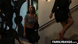 Lone Housewife Subtly Invites Young 18+ Masseuse Alexis Fawx And Jenna Sativa