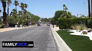 Naughty horny stud jack bailey BEGS derek allen to FUCK and help him CUM in taboo old and young scene with monster cock ass licking.