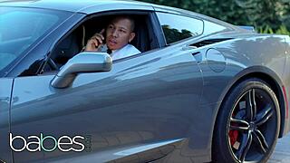 Big tit Alexis Fawx rides huge cock like crazy - oops, meant to say babe!