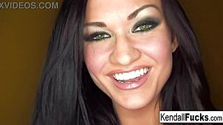 Kendall teases intensely with fetish vibe