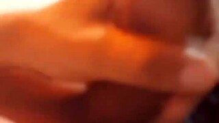 Gay solo cumshot at home
