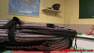 lezdom teacher dildos restrained teen 18+s cunt