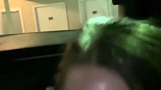 i gived risky blowjob and ass eating for huge creampie in shower