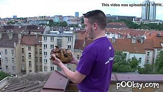 Redhead Isabella Spreads Legs Suggestively