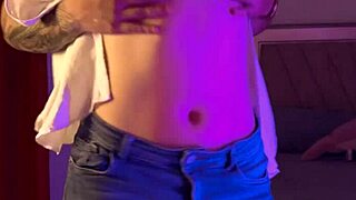 Young girl kisses, rides cock cowgirl, and orgasms with creampie