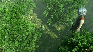 Feel The Mystery In This Huge Tall Forest Animation.