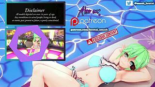 Brigitte’s solo pleasure turns into a steamy encounter with D.Va in Overwatch hentai