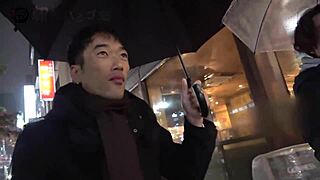 Japanese wife with big tits gives blowjob and gets pounded hard in amateur action