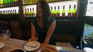 The asian babe delights in cum overflowing during doggystyle, riding, and missionary.