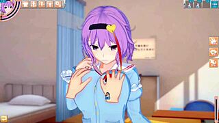 Satori's Tits Rubbed Intensely in 3D Anime