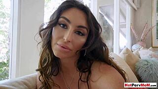 Damn, Giving Special Attention to My Busty Milf Stepmother’s Wet Pussy in POV!