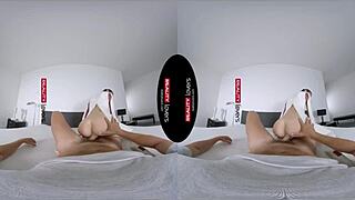 Petite girl in latex has sex in doggystyle, missionary, cowgirl in realitylovers vr!