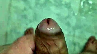 Cute brazilian twink with big dick plays solo in the shower.