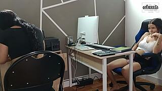 Taboo Lesbian Sex In The Office! Update 5 From Feb 15 2024!