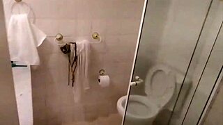 Blonde with big tits hides in closet for anal surprise