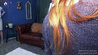 horny milf cherie deville and laz fyre get creampied in backstage diplomatic insemination