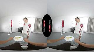 Petite girl in latex has sex in doggystyle, missionary, cowgirl in realitylovers vr!