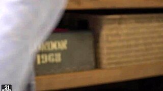 Henessy gets double penetrated by hung guys!