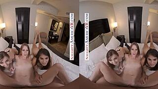 Ashley Lane, Gracie Green and Stephanie West's hot heels and blow jobs at a party