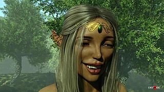 Feel The Mystery In This Huge Tall Forest Animation.