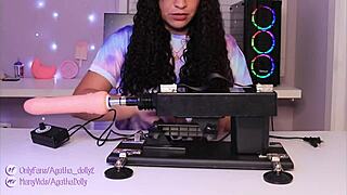 unboxing my new sex machine with agatha dolly