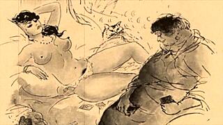 Erotic illustrations from the past.