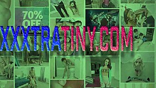 Oiled Petite Teen Sucks Long Cock