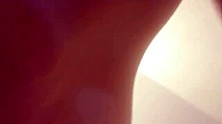 Married woman goes down on her man and gives him a rim job