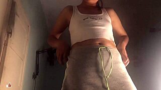 Amateur couple enjoys doggy style sex with lube