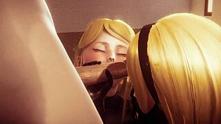 Fucked The Twins From Nier Automata In 3D Hentai Anime