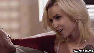 charming teen babe indulges in wild fuck