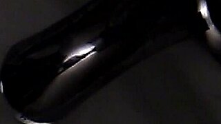 Stroking my monster big black cock until i cum hard