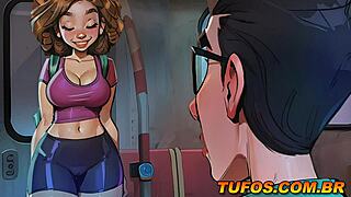 Novinha Fogosa e Sem Calcinha no Metrô Escuro Luz no Fim do Trem Gozando a Vida Adoidado