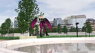 Lilith seeks big revenge on her belly and ass