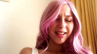 Rubbing my pussy with corn laruna mave